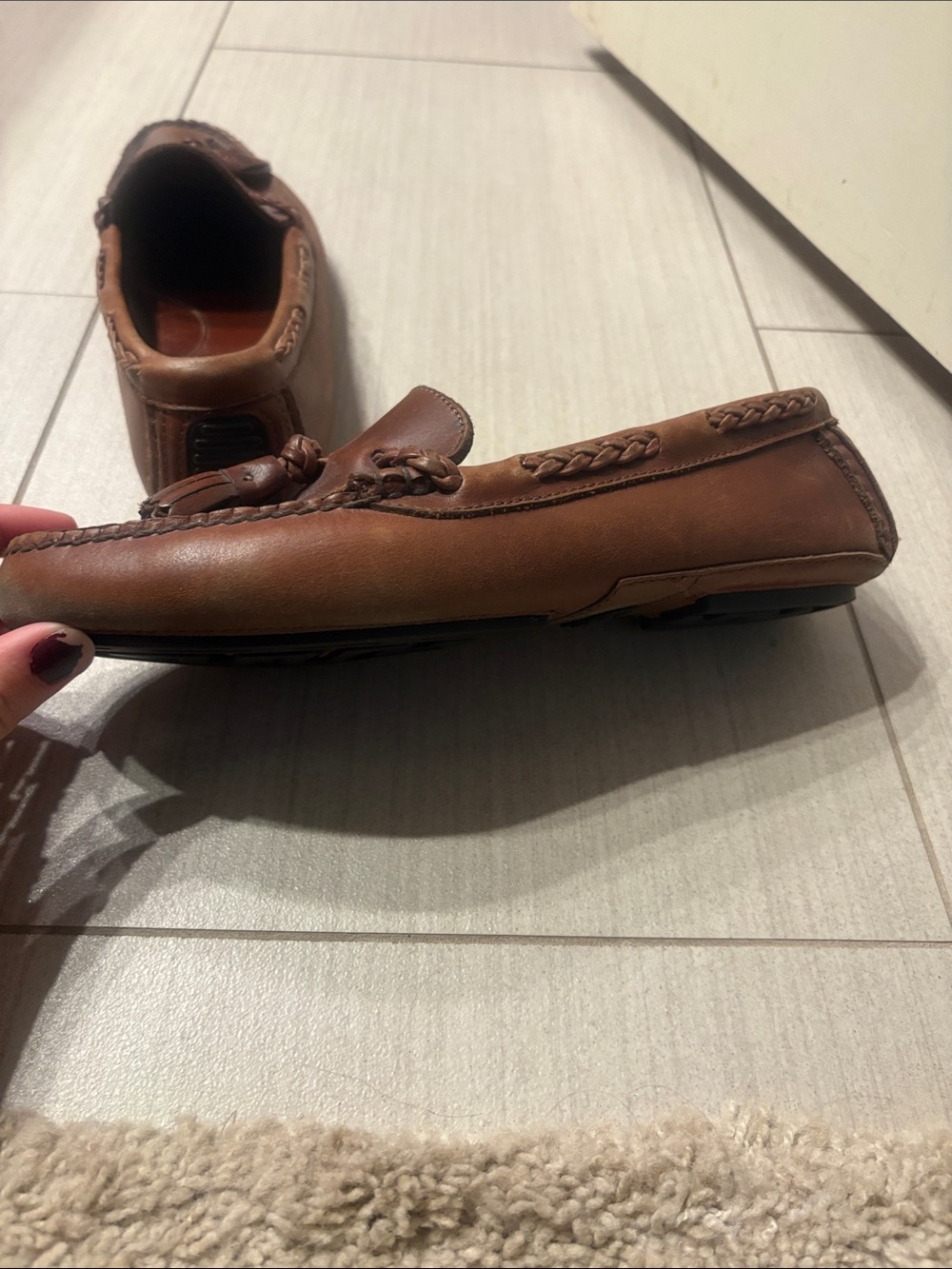 Vintage polo driving shoes - Picture 5 of 11